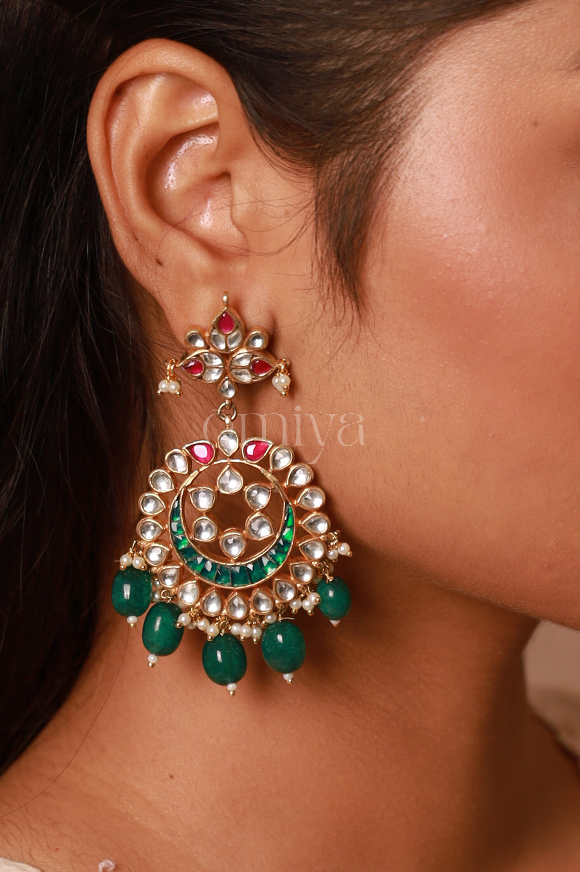 The Peacock’s Kundan Crown