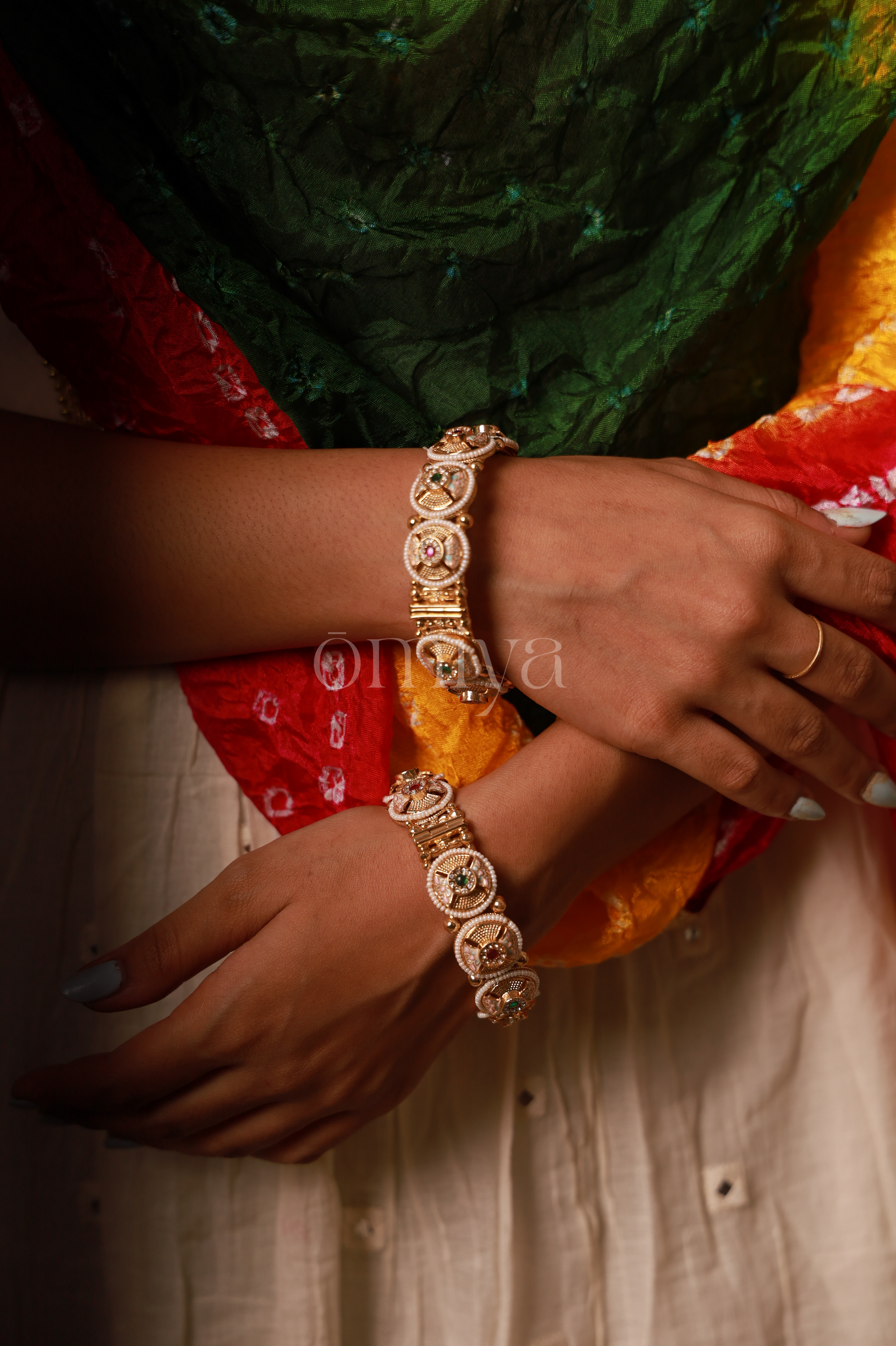 The Kundan Fire Bangles