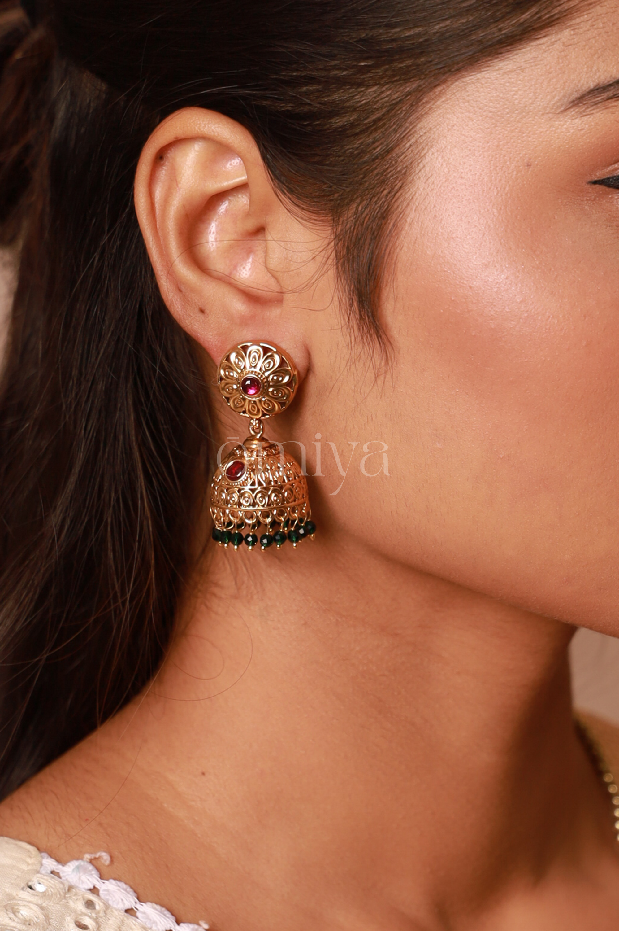 The Rani’s Temple Echo Jhumkas