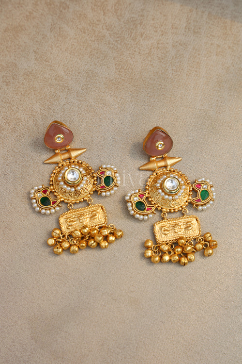 Mayuri Kundan Latkan Earrings
