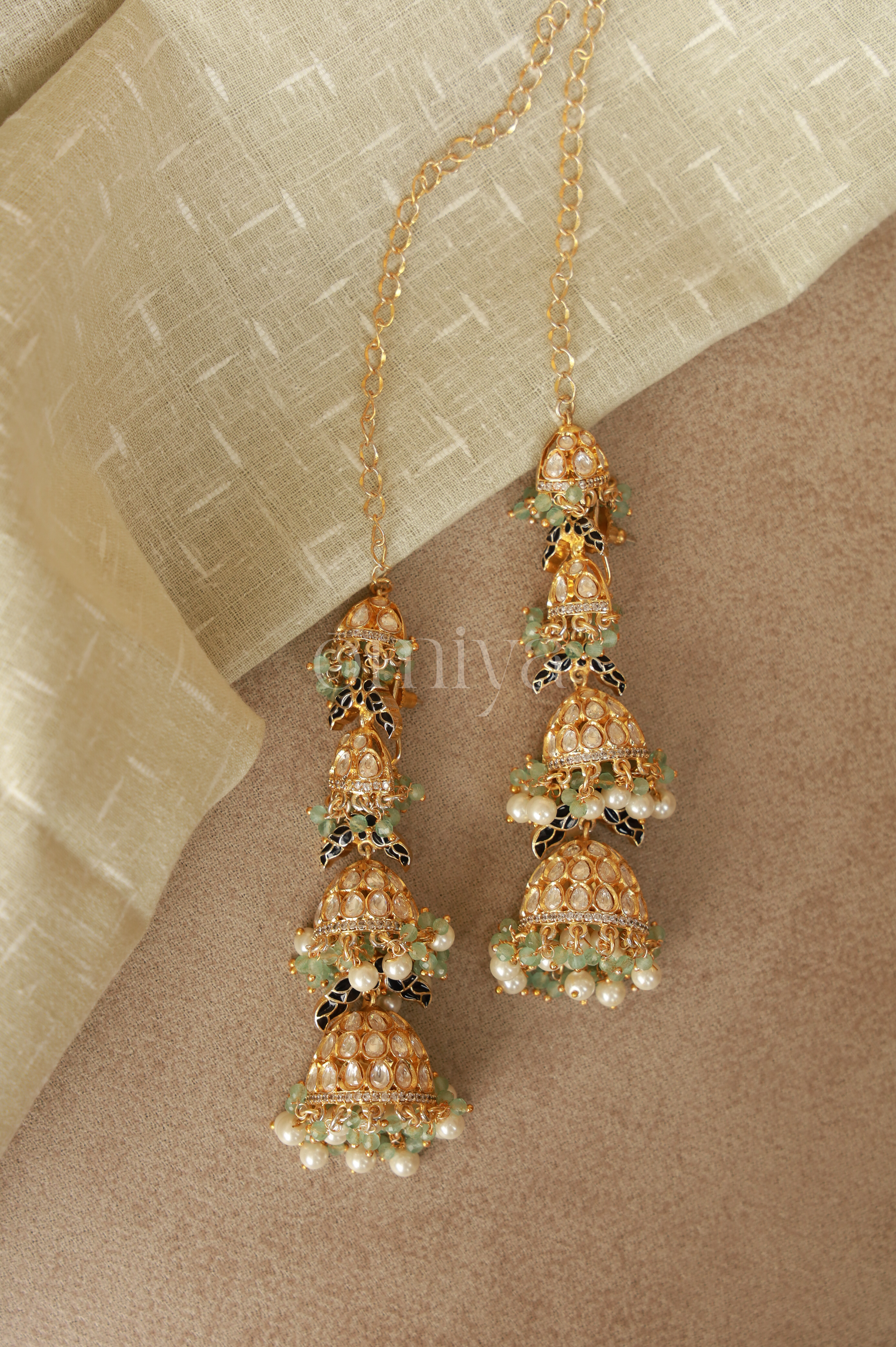 The Ancestral Tiered Jhumkas