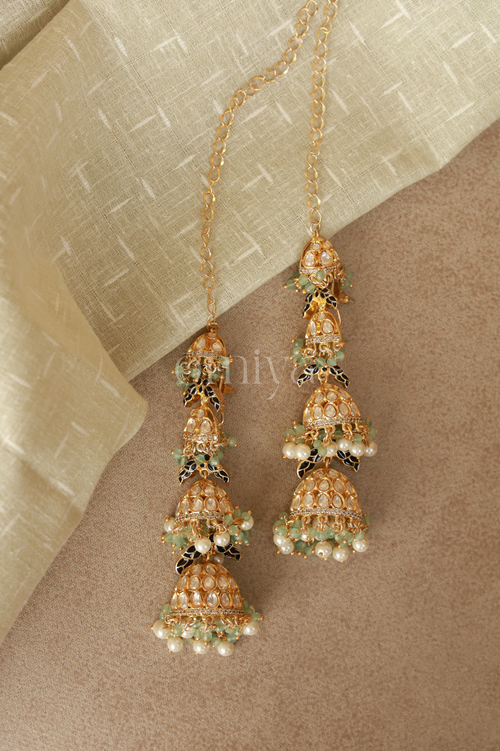 The Ancestral Tiered Jhumkas