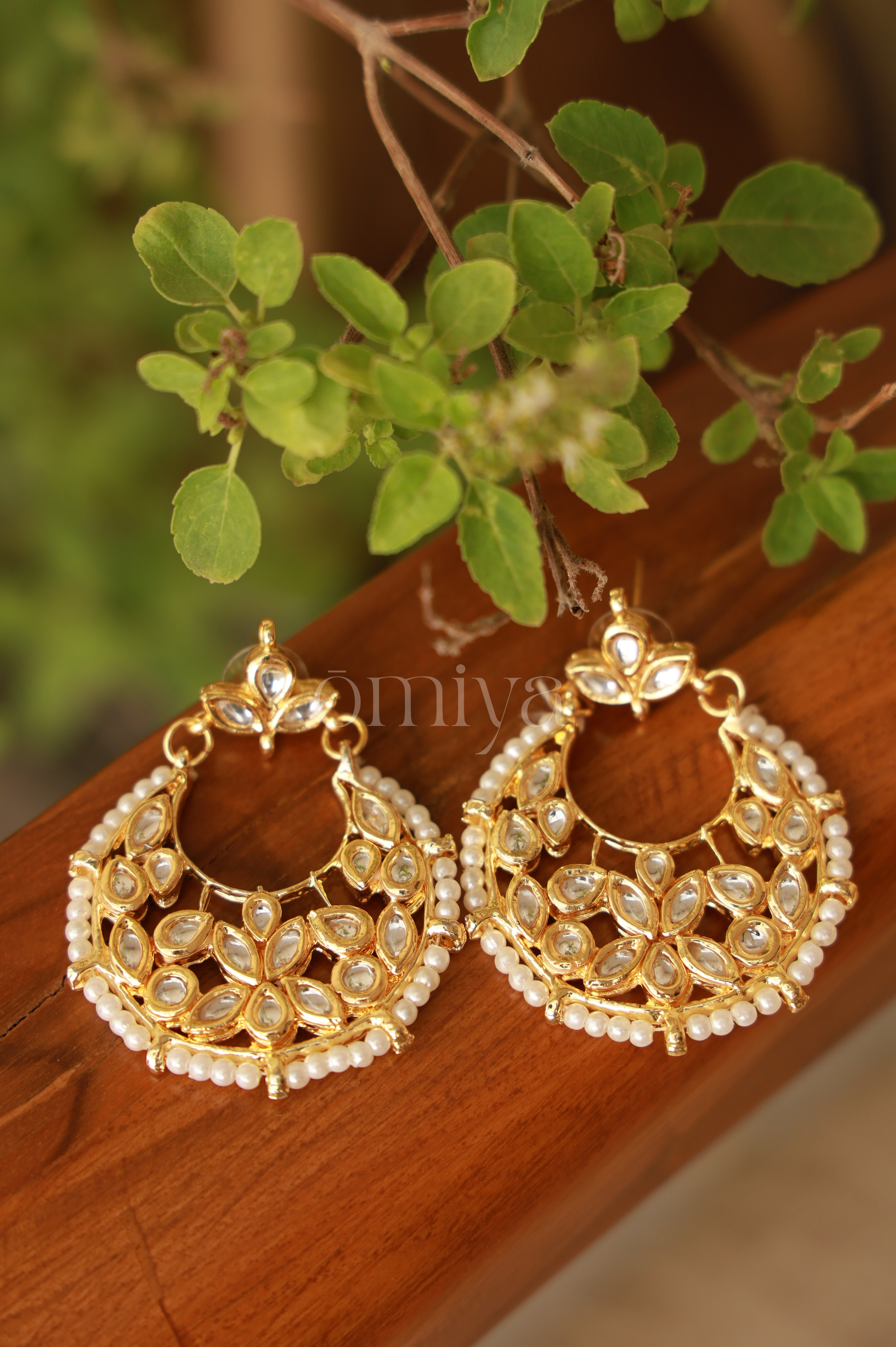 The Crescent of Petals Earrings