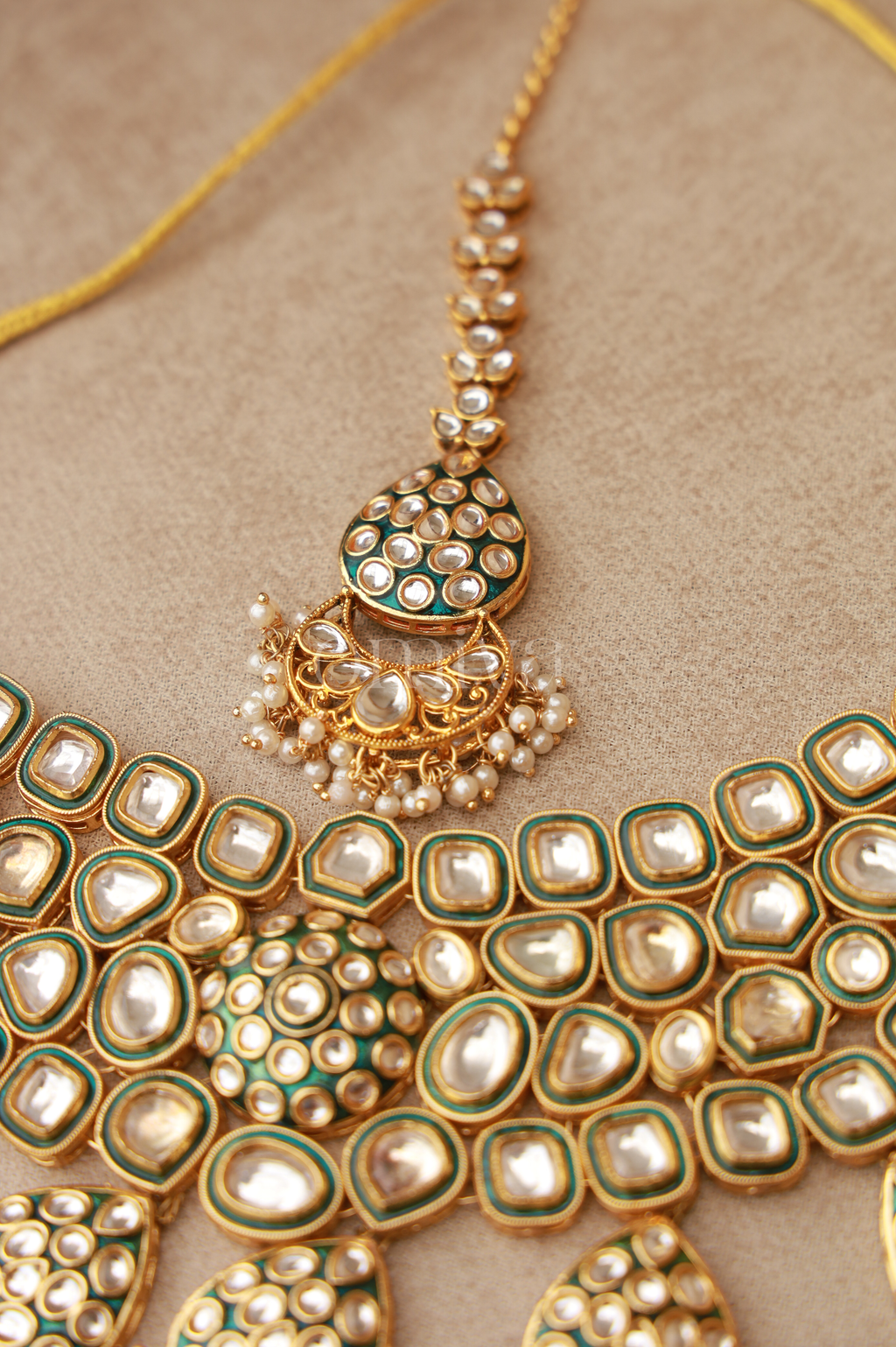 The Palace Kundan Trinity Set