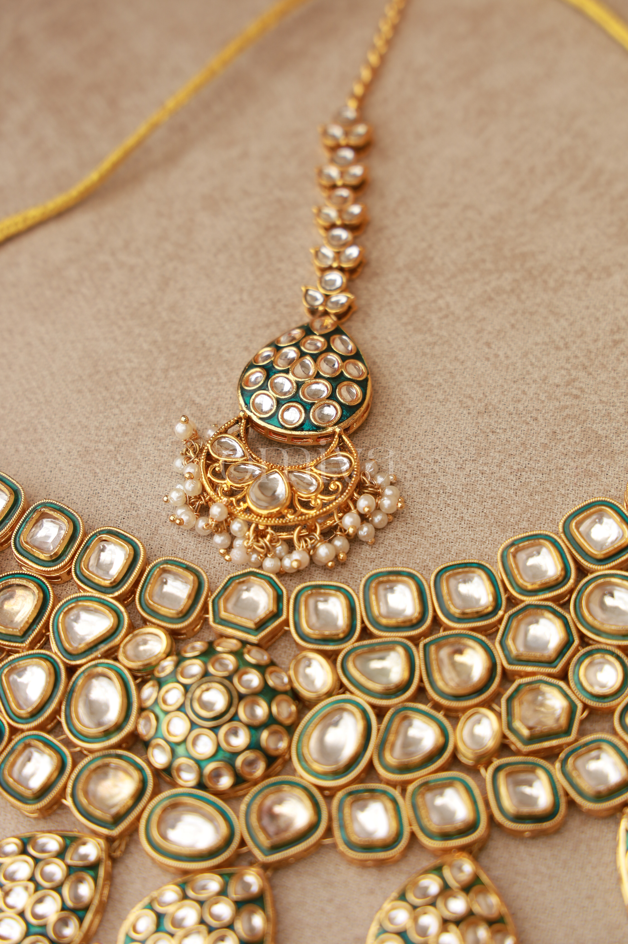 The Palace Kundan Trinity Set