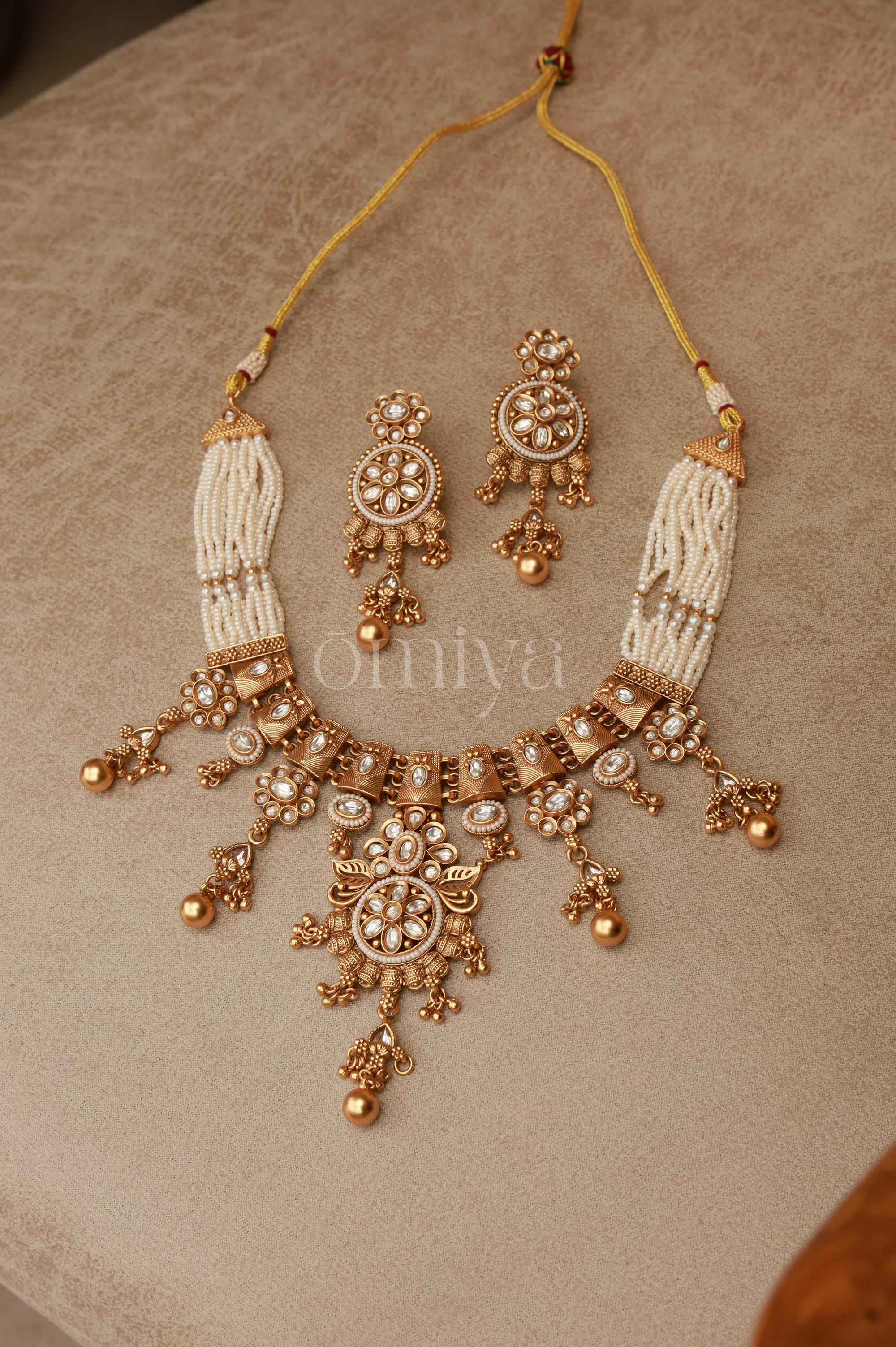The Royal Pearl-Kundan Collar